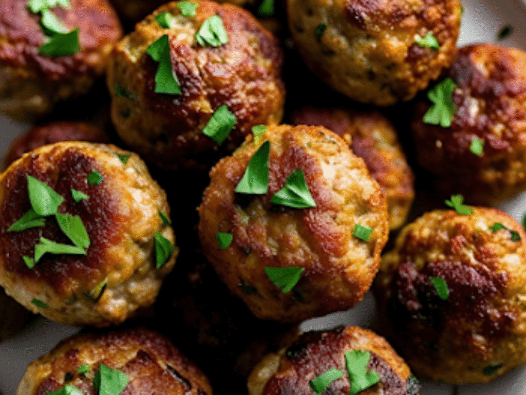 crispy air fryer meatballs (2)