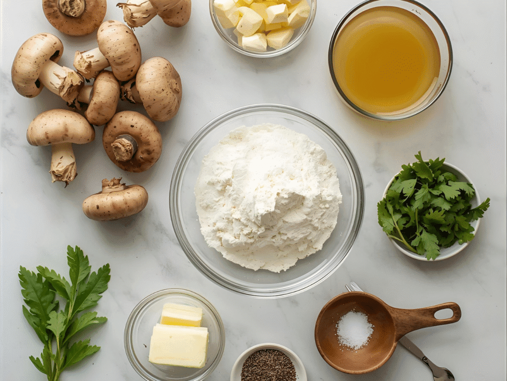 Easy Vegetarian Mushroom Gravy | Delicious, Creamy & Quick to Make easy mushroom gravy canva (1)