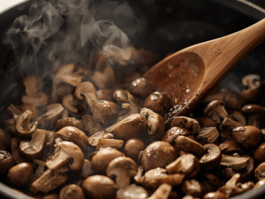 Easy Vegetarian Mushroom Gravy | Delicious, Creamy & Quick to Make easy mushroom gravy canva (2)