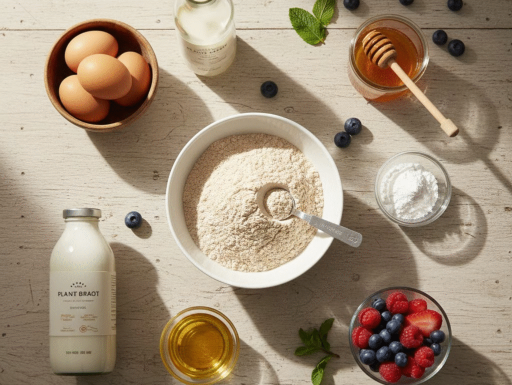 The Fluffy Whole Wheat Pancake: A High-Fiber Breakfast for All-Day Energy pancakes canva (2)