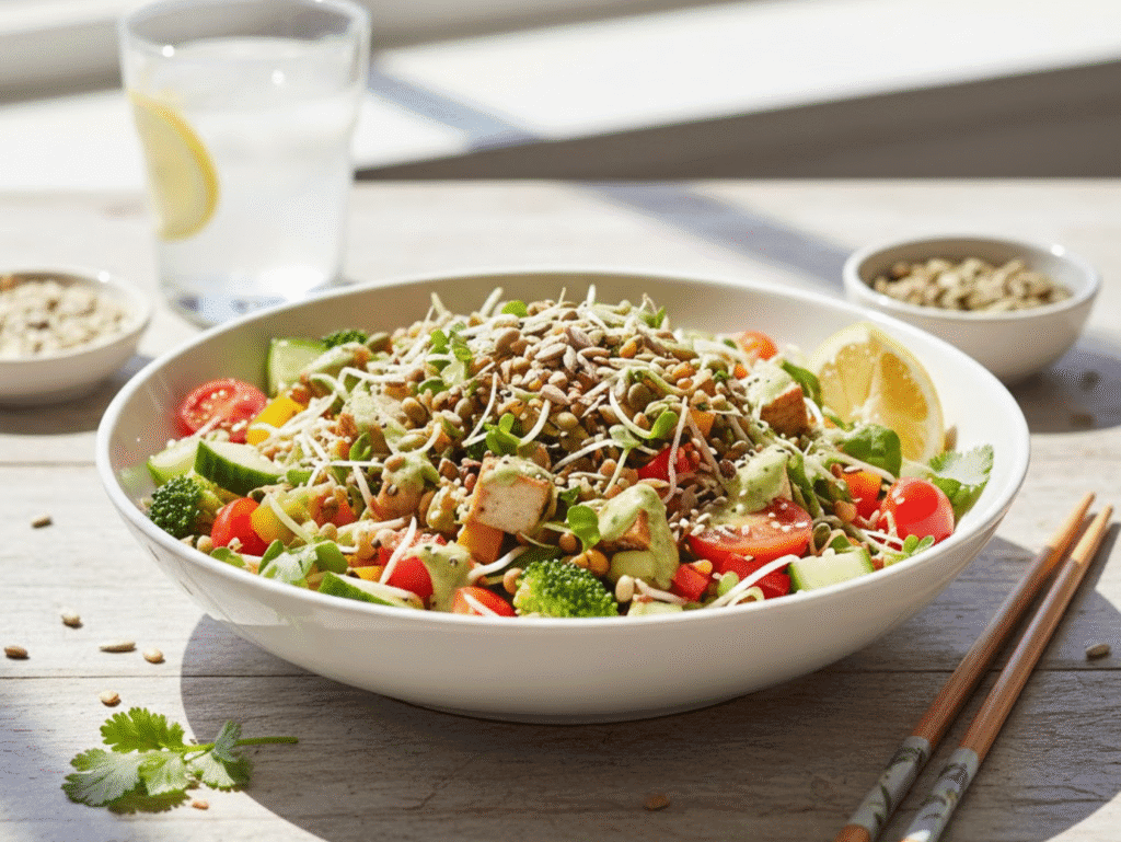 The Ultimate 10-Minute Fat-Burning Sprouts Salad for All-Day Energy & Weight Loss sprout salad canva (1)