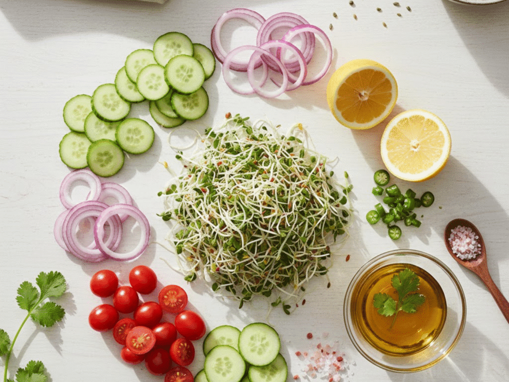 The Ultimate 10-Minute Fat-Burning Sprouts Salad for All-Day Energy & Weight Loss sprout salad canva (2)