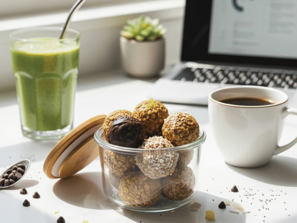 No-Bake "Power" Oat Bites: The Healthy 5-Minute Snack for All-Day Energy oats canva (2)