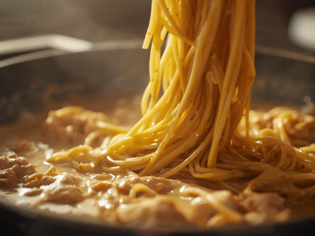 easy chicken spaghetti recipe (11)