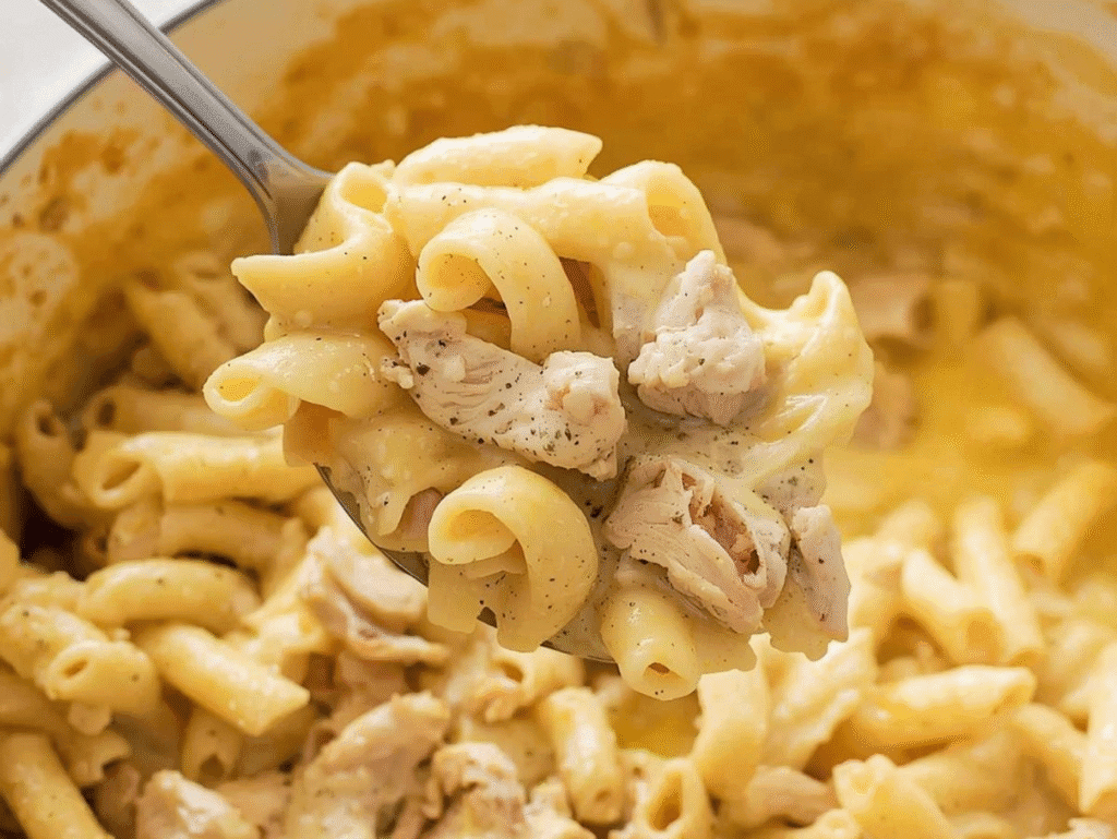 one pot creamy chicken pasta (1)