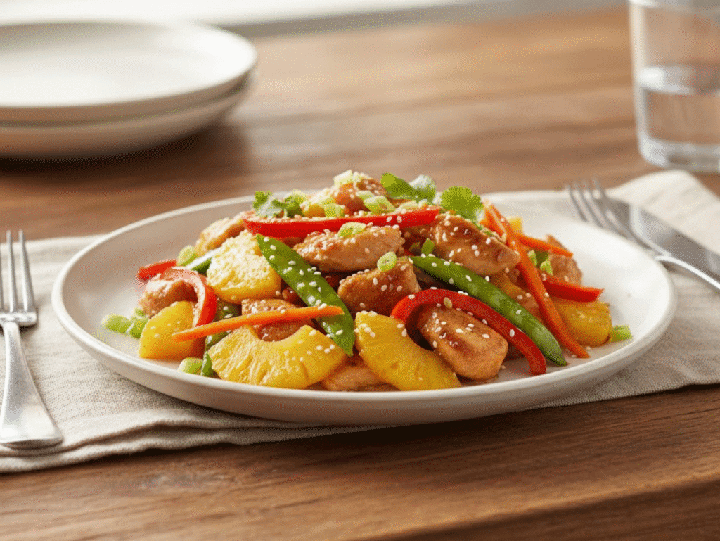 Easy Pineapple Chicken Stir Fry | Sweet, Savory & Ready in Minutes pineapple chicken fry