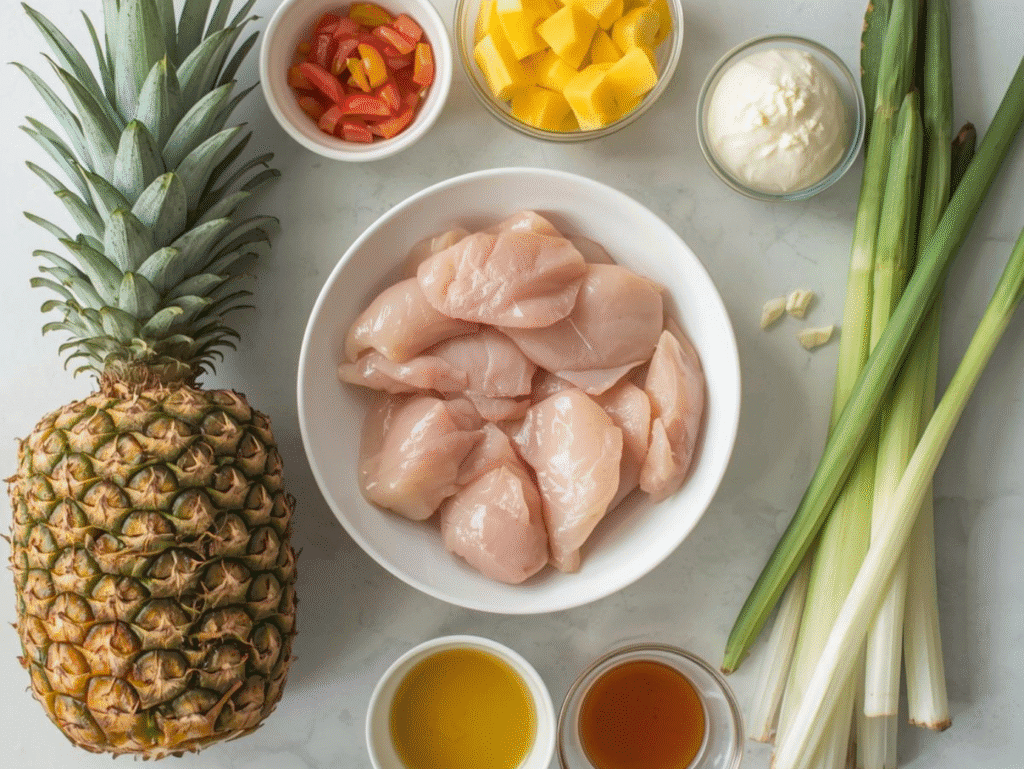 Easy Pineapple Chicken Stir Fry | Sweet, Savory & Ready in Minutes pineapple chicken fry (2)