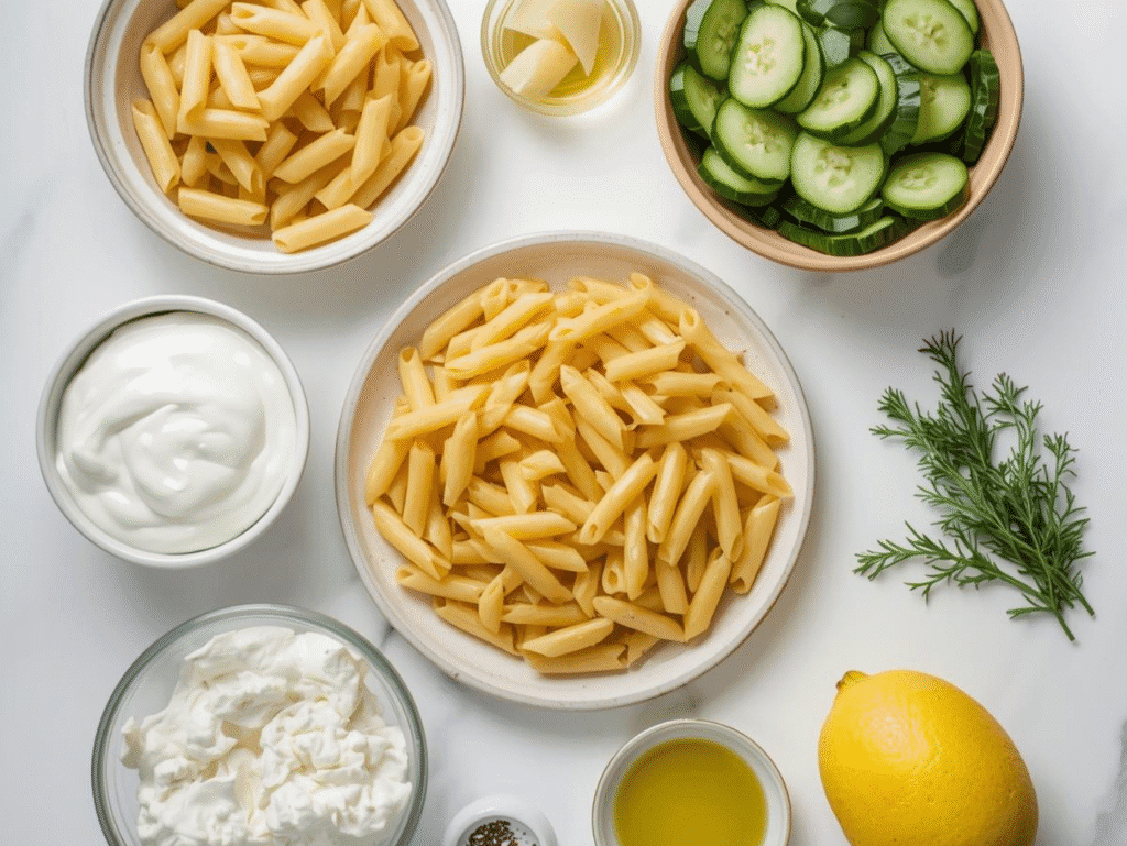 cucumber pasta salad (1)