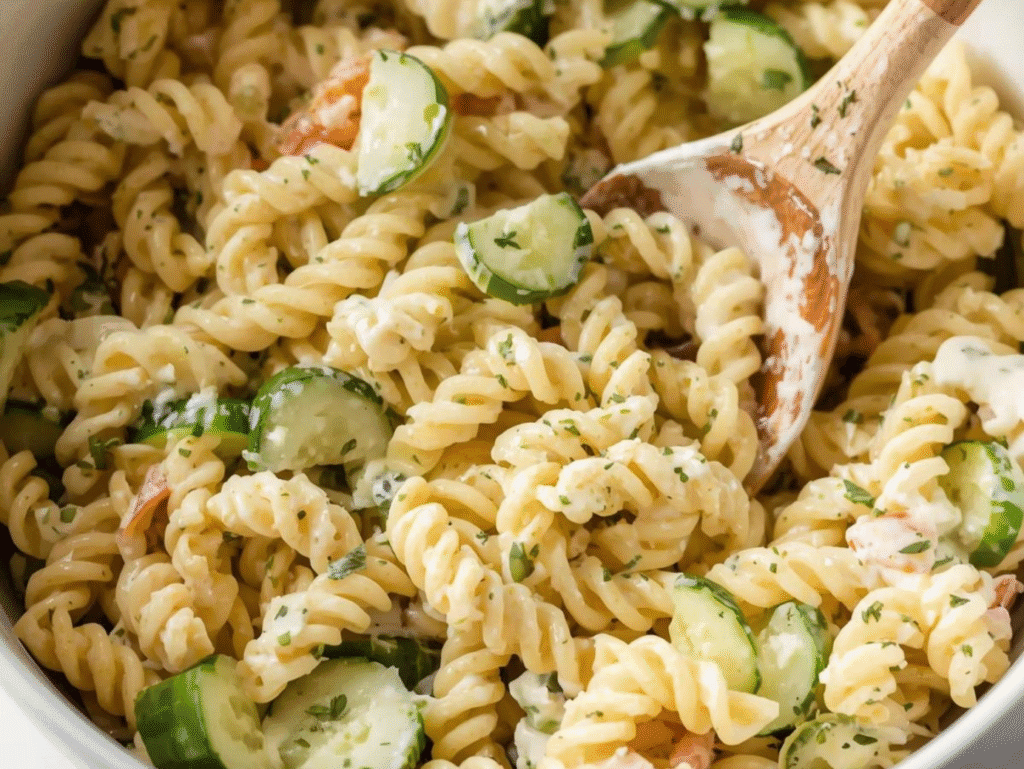 cucumber pasta salad (2)