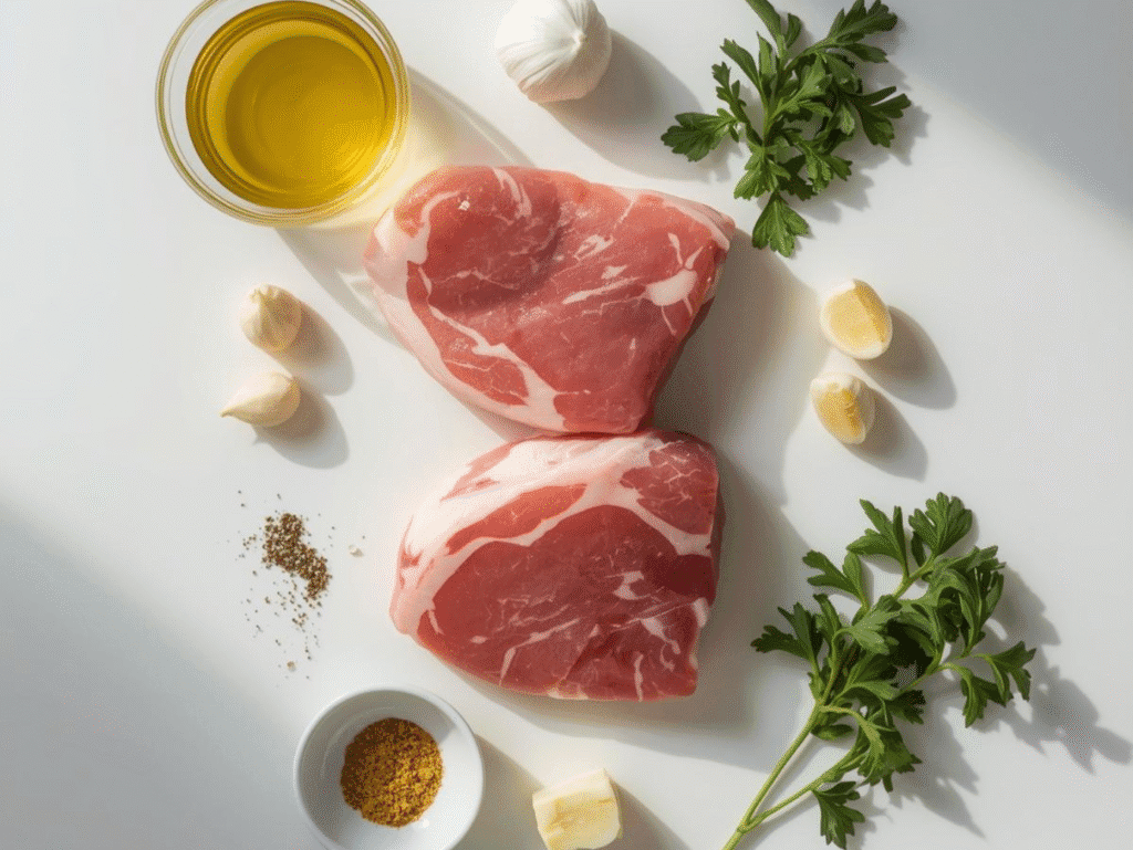 Easy Pork Chop Recipes for Quick Weeknight Dinners pork meat canva (6)