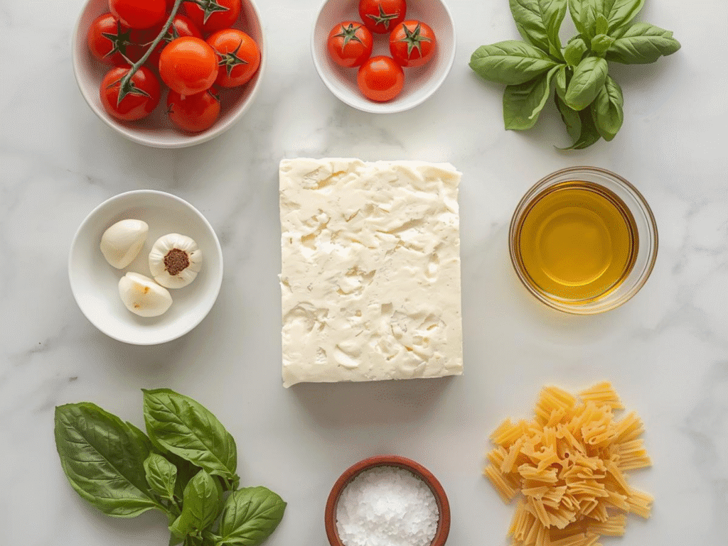 The Viral Baked Feta Pasta: Healthy Remix (No Heavy Cream!) baked feta