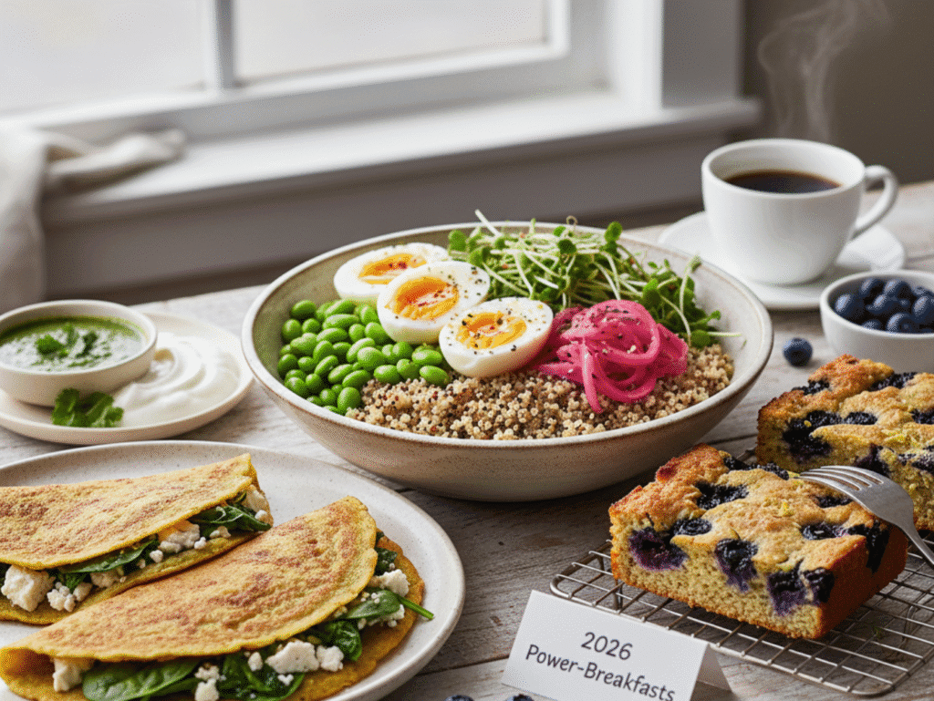 15 Easy High Protein Breakfast Recipes to Burn Fat and Stay Full (2026 Guide) canva image 8