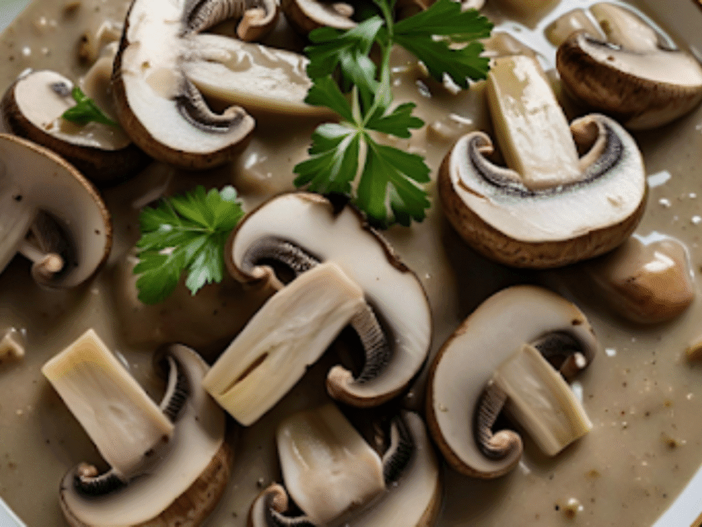 Easy Vegetarian Mushroom Gravy | Delicious, Creamy & Quick to Make easy mushroom gravy canva