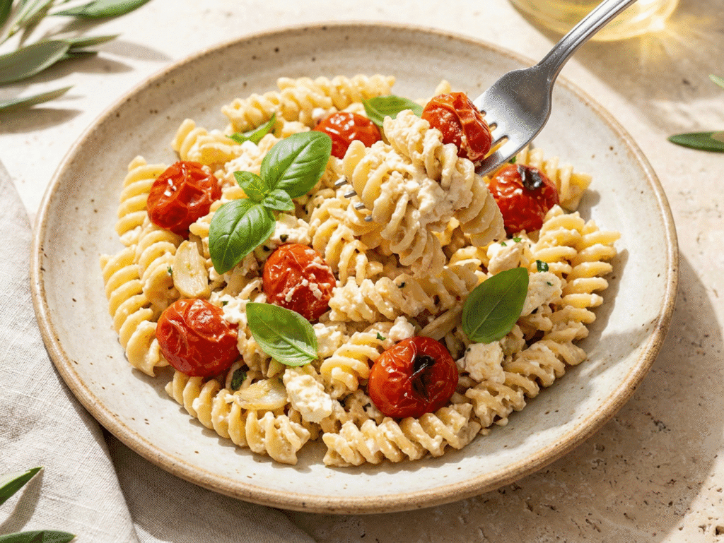 The Viral Baked Feta Pasta: Healthy Remix (No Heavy Cream!) from gemini edit 3