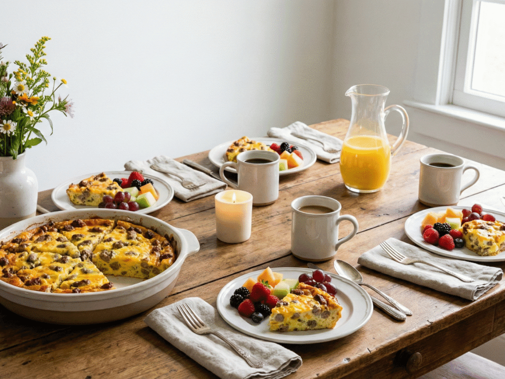 Easy Make Ahead Breakfast Casserole with Sausage from gemini now 2 (1)