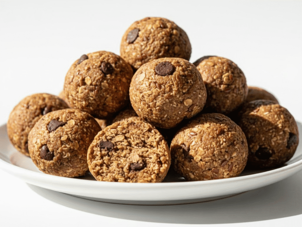 Healthy 10-Minute No-Bake Energy Bites (The Perfect Guilt-Free Dessert) guil free dessert canva (1)