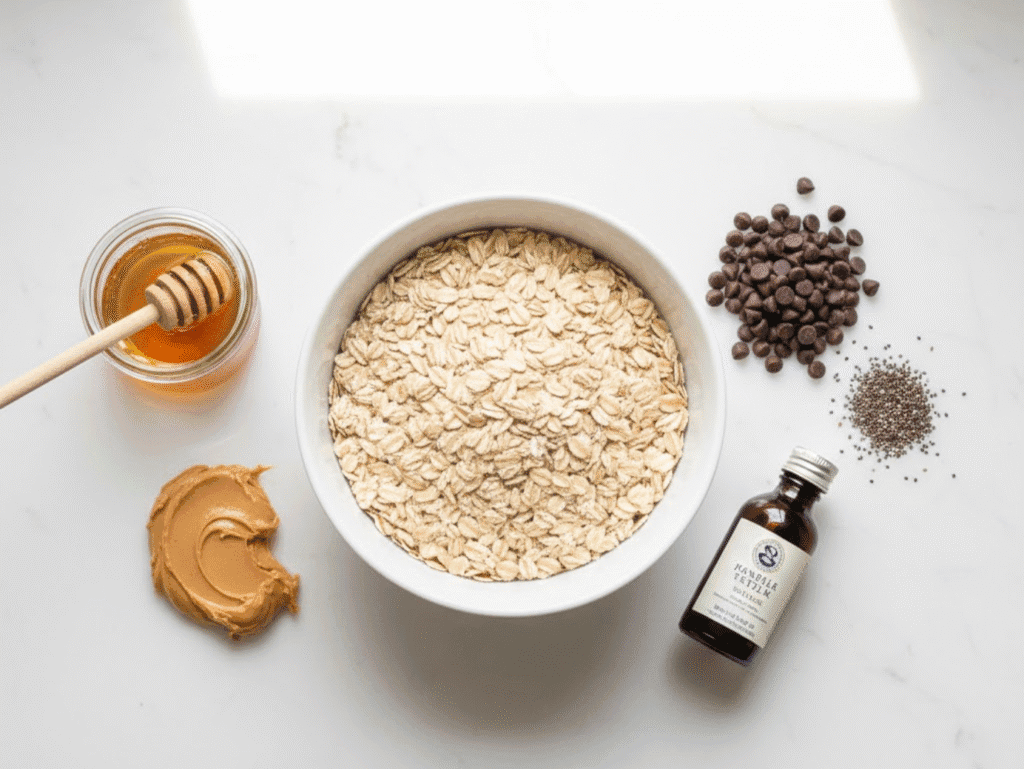 Healthy 10-Minute No-Bake Energy Bites (The Perfect Guilt-Free Dessert) guil free dessert canva (3)