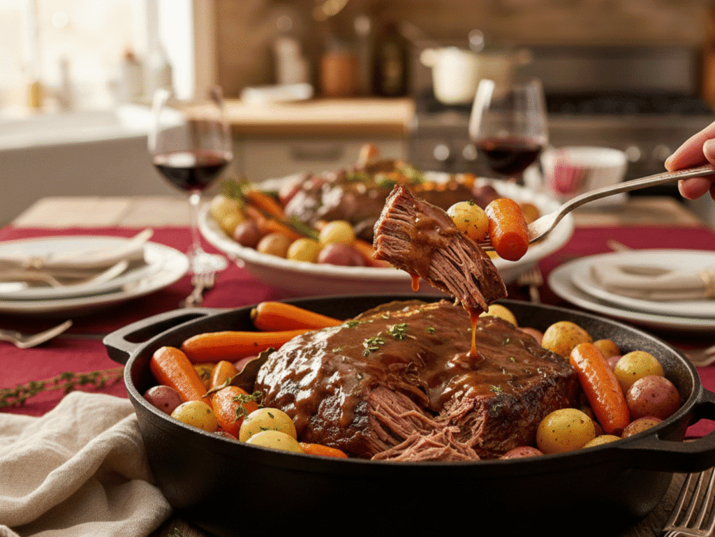 Easy Tender Pot Roast Recipe: A Comfort Food Classic tender p canva 2