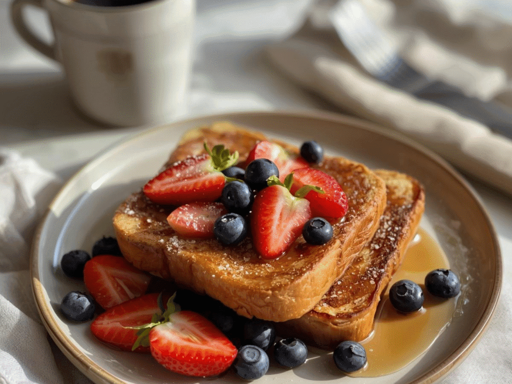 Easy French Toast Recipe with Everyday Ingredients bread toast (4)