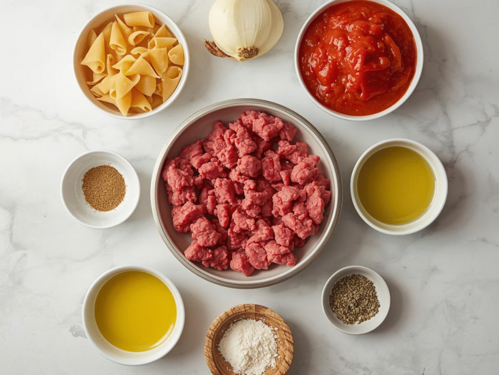 Easy Beef Pasta Recipes for Busy Weeknights pasta from canva (1)