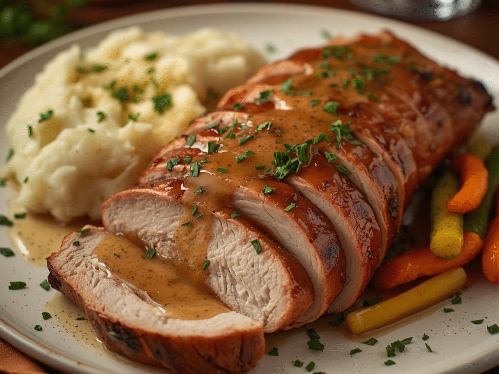 Frozen Pork Loin in the Instant Pot – Dinner Ready with No Thawing pork meat canva (2)