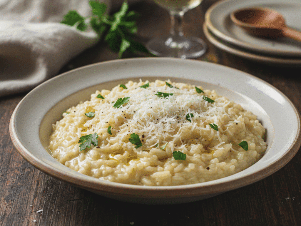 Creamy Parmesan Risotto Recipe in 30 Minutes: A Foolproof Guide for Beginners risotto recipes canva