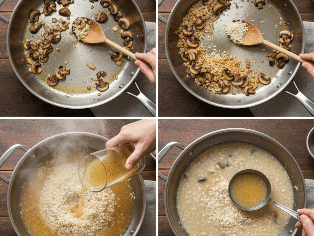 Creamy Parmesan Risotto Recipe in 30 Minutes: A Foolproof Guide for Beginners risotto recipes canva (2)