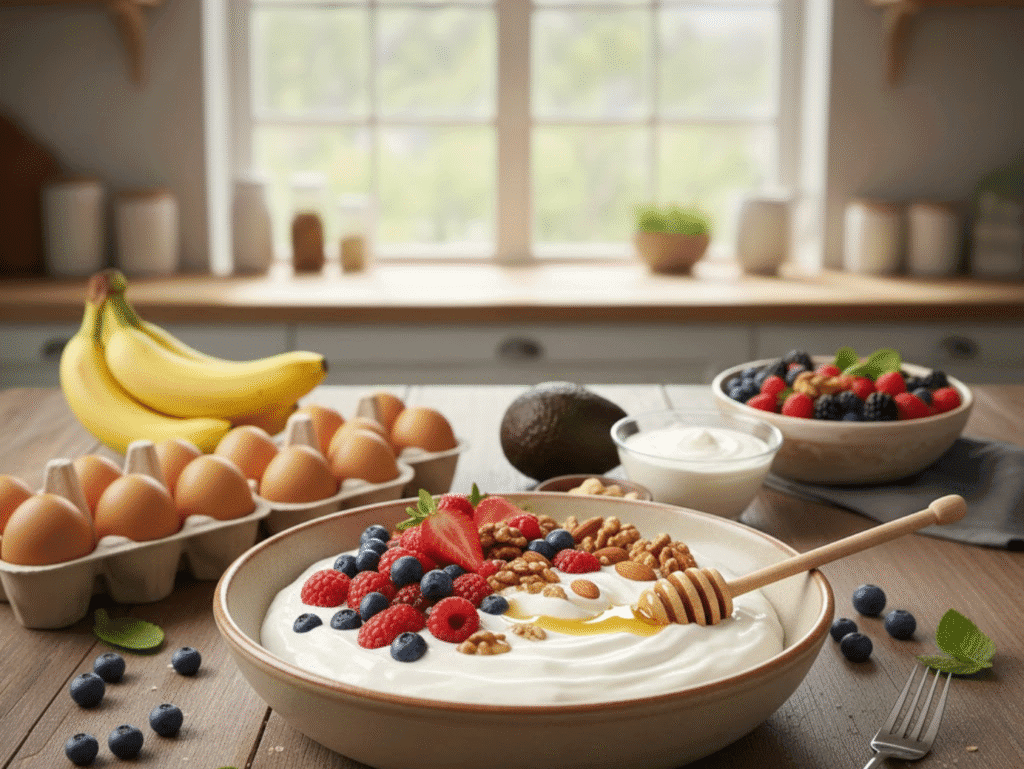 Stop Eating Bread! Try This 3-Ingredient Healthy Breakfast Ideas That Keeps You Full All Day 3 ingredients canva (3)