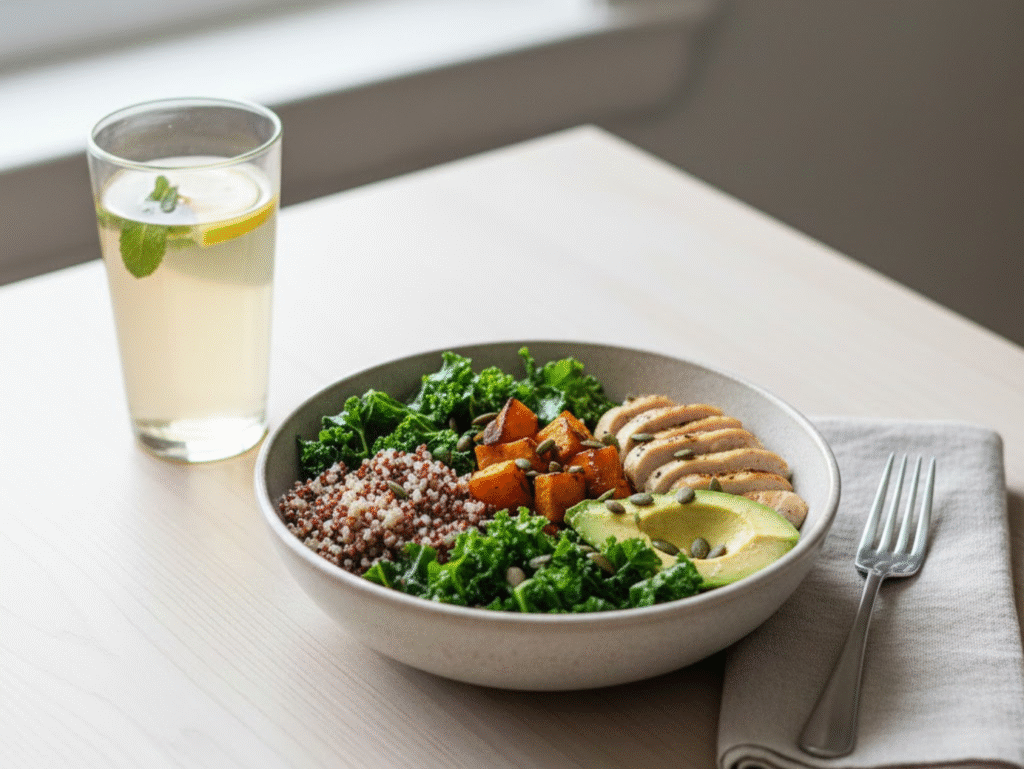 Ditch the Sandwich! This 10-Minute Energy Bowl Is the Ultimate Feel-Good Lunch flat belly canva (3)