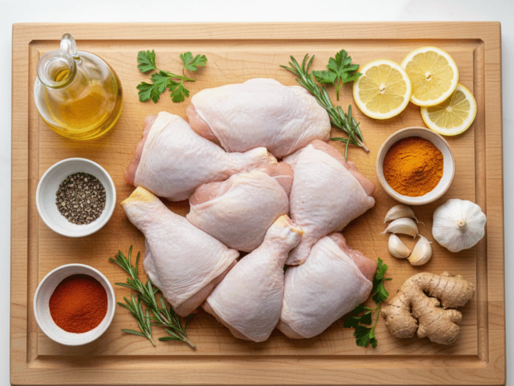 Golden Turmeric & Ginger Roasted Chicken: The 30-Minute Anti-Inflammatory Dinner ginger roasted chicken canva (1)