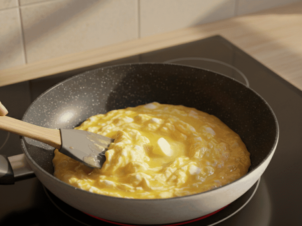 “The Creamiest Scrambled Eggs: 10-Minute Soft Scramble Recipe now canva today (7)