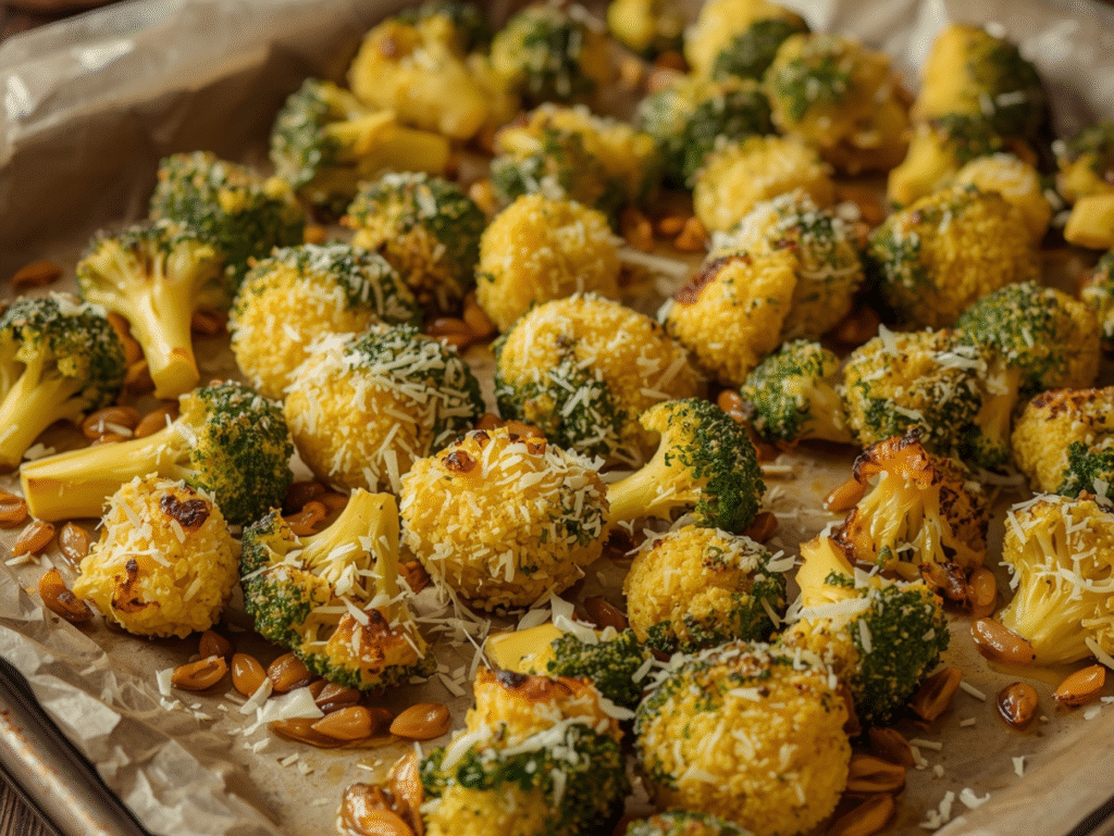 Crispy Smashed Parmesan Broccoli: Your New Favorite 5-Ingredient Side Dish smashed parmesan broccoli hero