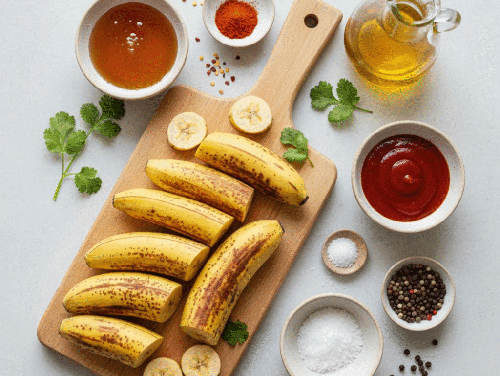 Better Than Fries: These 'Swicy' Air-Fryer Plantain Bites Are the Ultimate 10-Minute Super Bowl Snack. plantain canva (2)