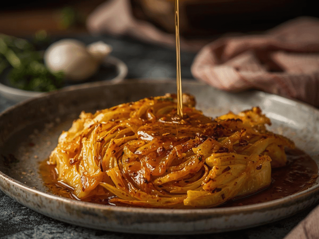 The "Cabbage Crush" Steak: Why This 2026 Trend is the Heart of the Soulful Kitchen roasted cabbage canva (4)