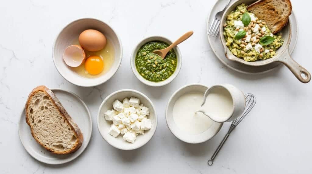pesto eggs ingredients 202604210611